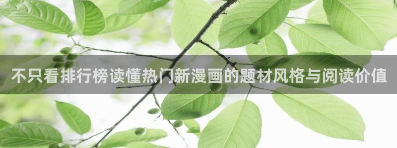 漫画最新章节:不只看排行榜读懂热门新漫画的题材风格与阅读价值